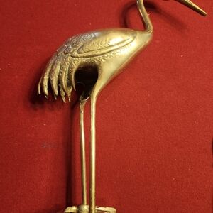 Vintage Brass Crane
